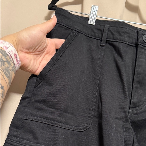 PINK Black Cargo Pants NWT - Picture 5 of 11